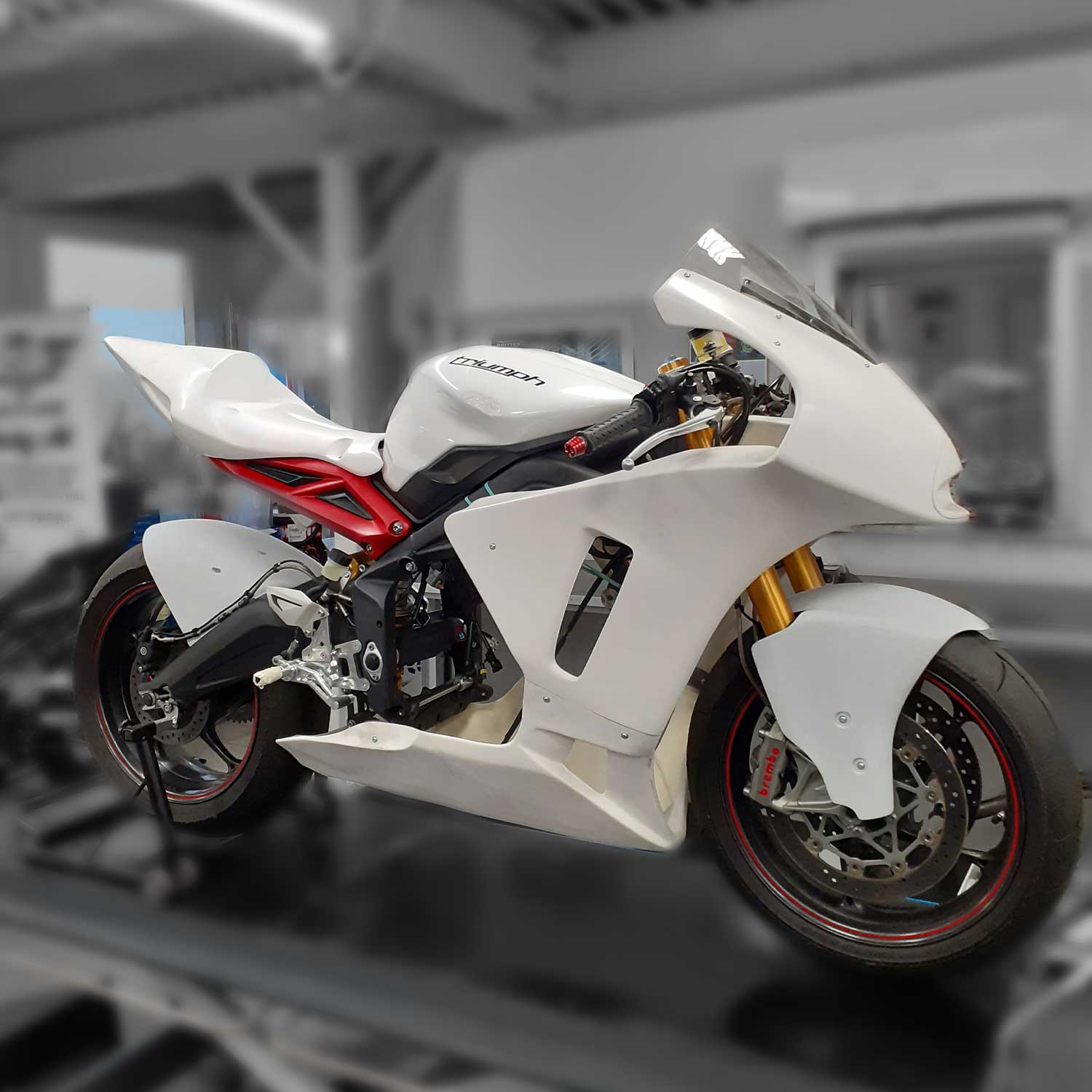 Kit Fibra di Vetro Triumph Daytona 675 2013 2017 2B Garage