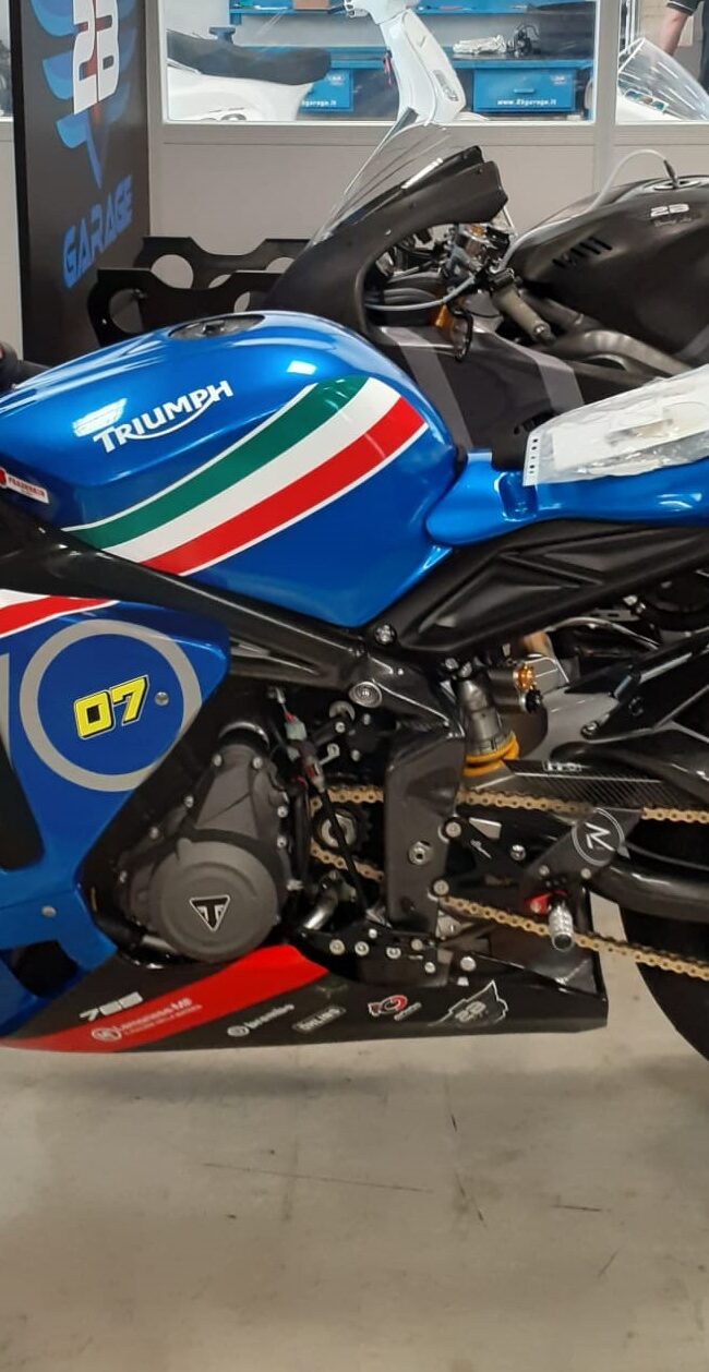 Triumph 765 Tributo Frecce Tricolore 2B Garage